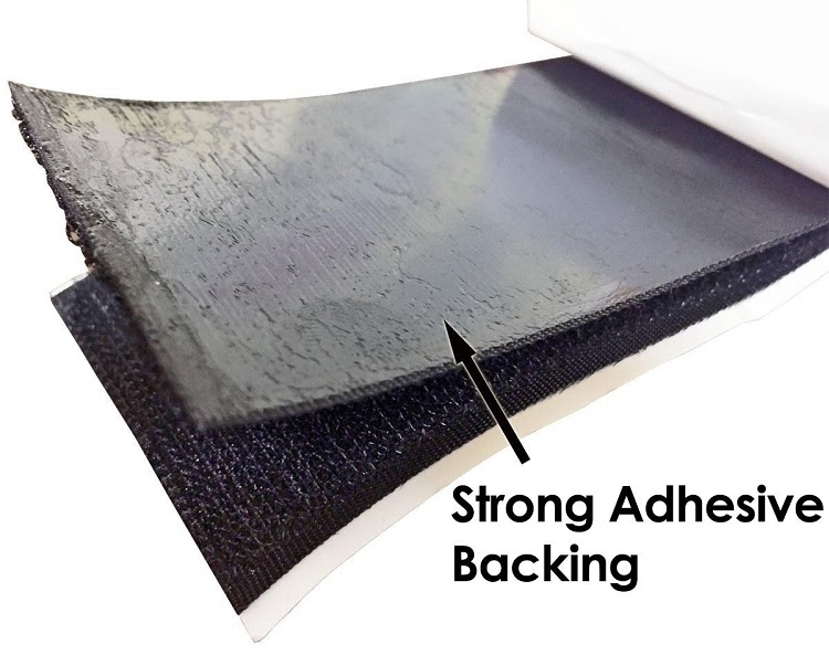 How do adhesives hook and loop velcro work?